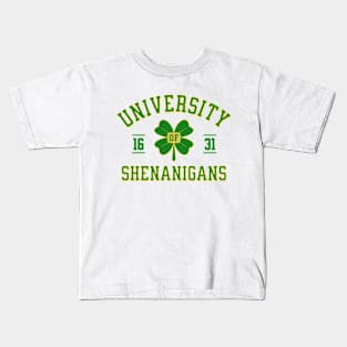 University Of Shenanigans Kids T-Shirt